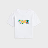 Kith Kids Stickers Graphic Mulberry II Tee - White