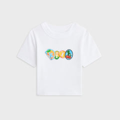 Kith Kids Stickers Graphic Mulberry II Tee - White