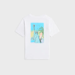 Kith Kids Lady Liberty Vintage Graphic Tee - White