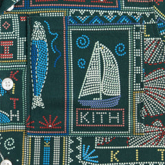 Kith Kids Beach Tile Thompson Camp Shirt - Stadium
