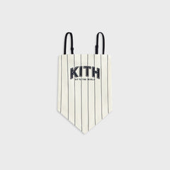 Kith Kids Pinstripe Baseball Ivy Top - Silk