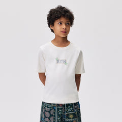 Kith Kids Beach Tile Classic Logo Graphic Tee - Silk