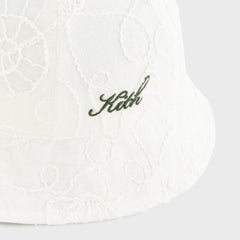 Kith Kids Canvas Rope Embroidered Lloyd Bucket Hat - Silk