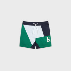 Kith Kids Blocked Madison Short - Newt