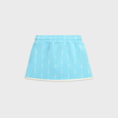 Kith Kids Script Knit Ayva Dolphin Skort - Aragonite
