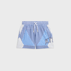 Kith Kids Color-Blocked Gingham Turbo Short - Layer
