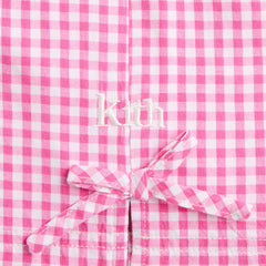 Kith Kids Gingham Tie Michla Short - Electra