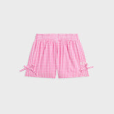 Kith Kids Gingham Tie Michla Short - Electra