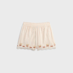 Kith Kids Embroidered Michla Camp Short - Sahara