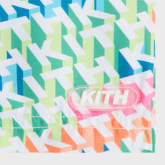Kith Kids 3D Monogram Kai Swim Trunk - Peridot