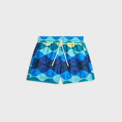 Kith Kids Printed Kai Swim Trunk - Layer