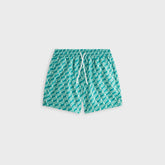 Kith Kids Monogram Kai Swim Trunk - Sorrel