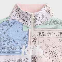 Kith Kids Deconstructed Bandana Nelson Quarter Zip Dress - Perennial