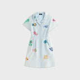 Kith Kids Novelty Lena Dress - Light Indigo