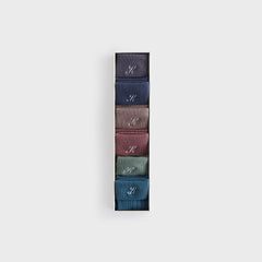 Kith Baby Palette 6-Pack Socks - Battleship