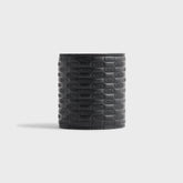 Kith Monogram Saffiano Leather Adjustable Candle Holder - Black
