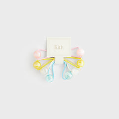 Kith Kids Set of 4 Bobble Pony Tail Holders - Multi