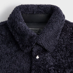 Kith Shearling Ace Shirt Jacket - Ink