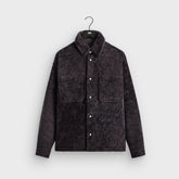 Kith Shearling Ace Shirt Jacket - Thunder
