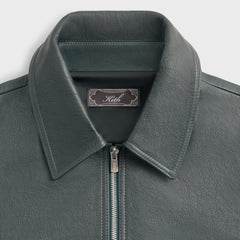 Kith Pebbled Leather Jett Blouson Jacket - Stadium