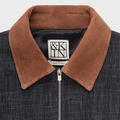 &Kin Cassius Blouson Jacket - Blue Navy
