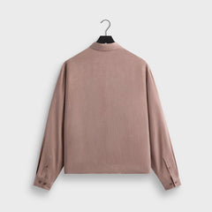 Kith Cupro Linen Connor Blouson Jacket - Dusty Mauve