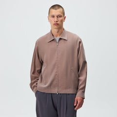 Kith Cupro Linen Connor Blouson Jacket - Dusty Mauve
