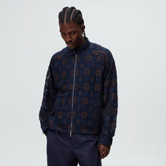 &Kin Retro Floral Lace Eddy Jacket - Cosmos
