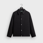 Kith Midweight Double Weave Coaches Jacket - Black