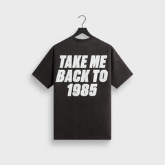 Kith for Back to the Future Japanese Title Vintage Tee - Black