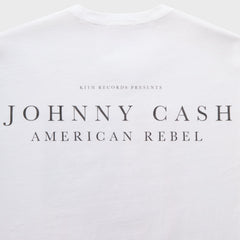 Kith Records for Johnny Cash American Flag Vintage Tee - White