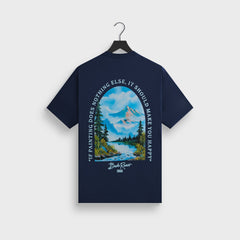 Kith for Bob Ross Purpose Tee - Nocturnal