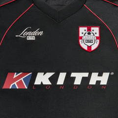 Kith London Long Sleeve Agu Soccer Jersey - Black
