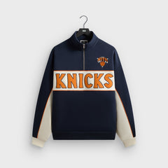 Kith for the New York Knicks Coach Vintage Nelson Quarter Zip - Nocturnal