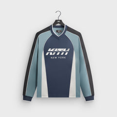 Kith Malik Long Sleeve Mesh Jersey - Nocturnal