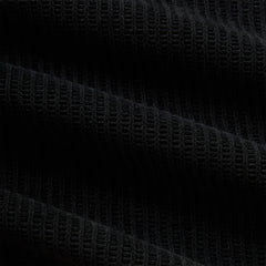 Kith Rib Stitch Ronin Henley Sweater - Black