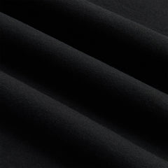 Kith Rib Neck Cropped Camden Hoodie - Black