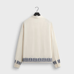 Kith Cupro Linen Zip Front Sanford Shirt - Silk