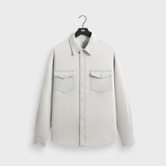 Kith Midweight Denim Long Sleeve Warwick Shirt - Eden Wash