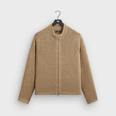 Kith Crochet Luke Zip Front Sweater - Durum
