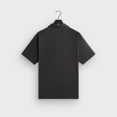 Kith Micro Waffle Drew Polo - Carbon