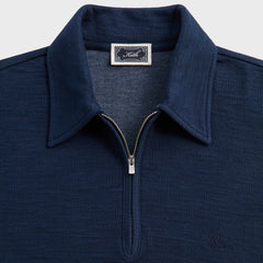 Kith Double Face Jersey Jace Polo - Nocturnal