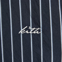 Kith Striped Poplin Long Sleeve Thompson Zip Front Shirt - Blend