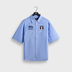 Kith Striped Poplin Shelton Shirt - Bliss