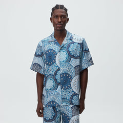Kith Mosaic Mandala Thompson Camp Collar Shirt - Novel