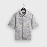 Kith Heathered Paisley Torin Shirt - Light Indigo
