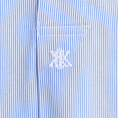 Kith Textured Microstripe Ian Popover Shirt - Marina
