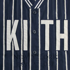 Kith Silk Linen Chenille Stripe Pacey Shirt - Nocturnal