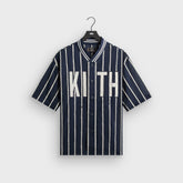 Kith Silk Linen Chenille Stripe Pacey Shirt - Nocturnal