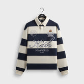 Kith Compact Fleece Striped Rugby - Nocturnal